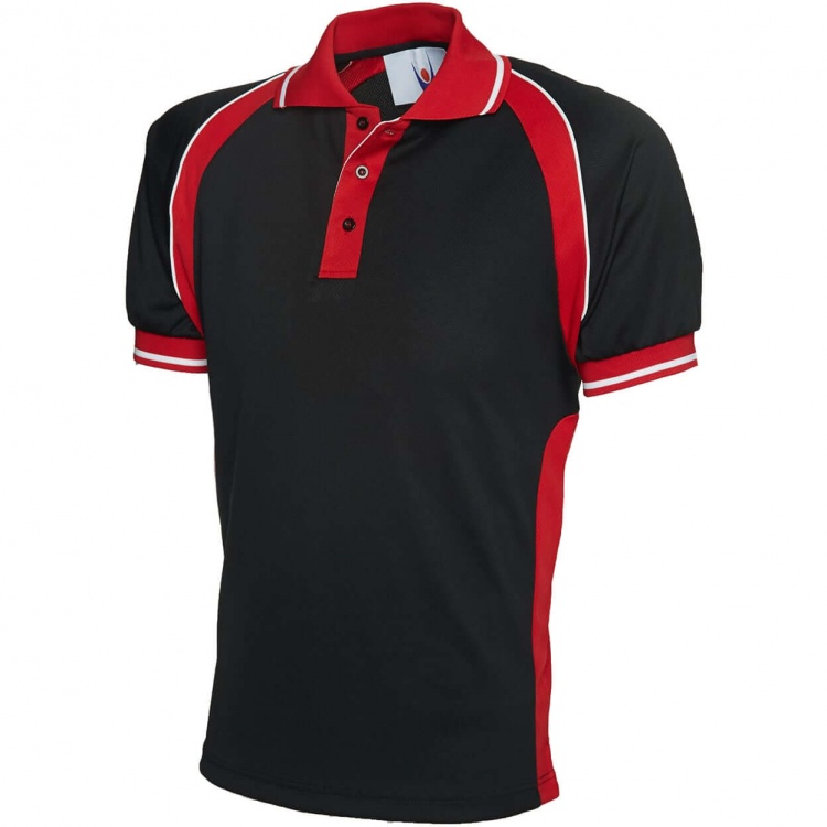 Uneek UC123 Sports 100% Polyester Pique Knit Polo Shirt 180gsm